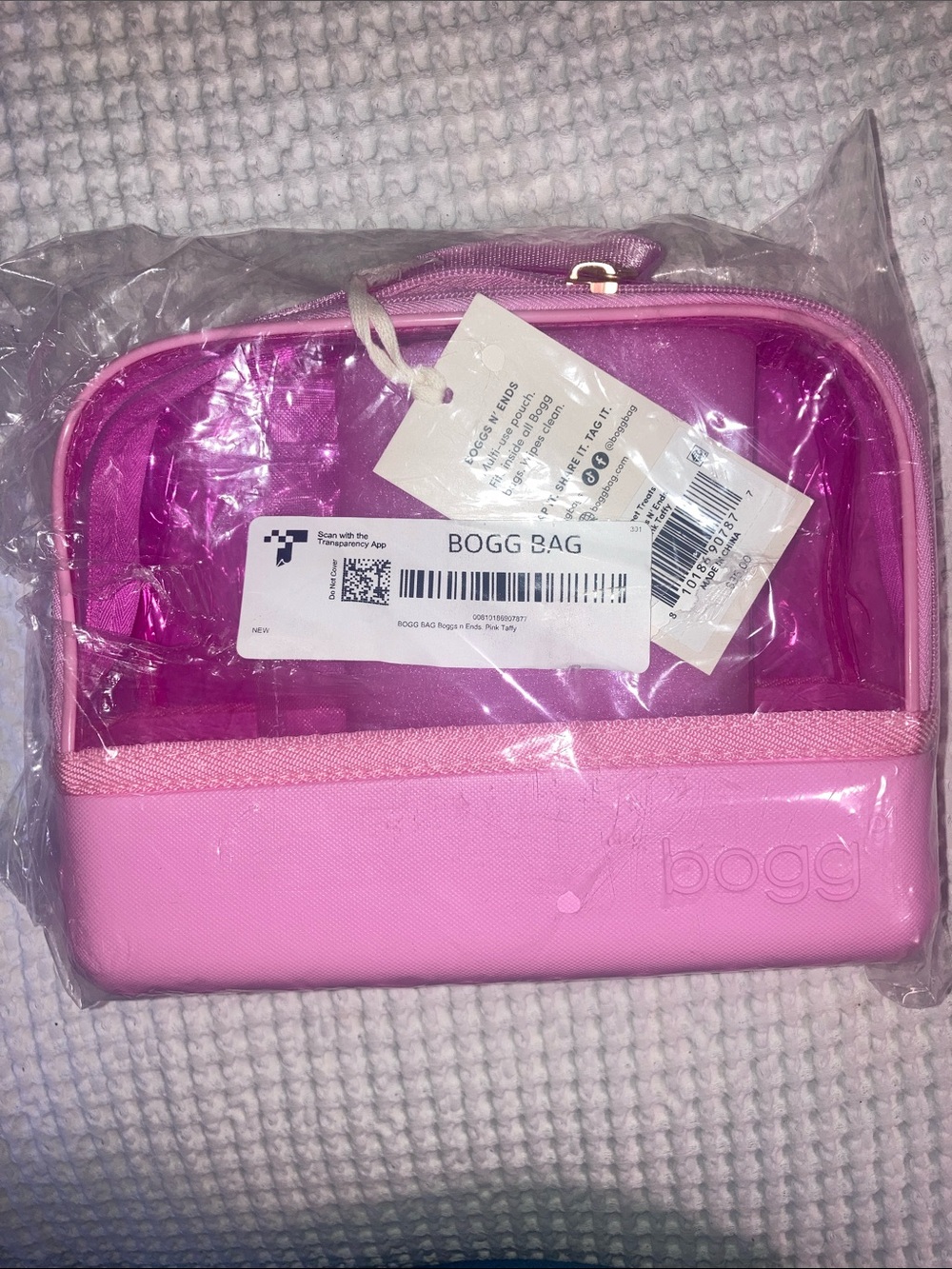 BOGG BAG Boggs n Ends – Travel Organizer Pouch (Pink Taffy)